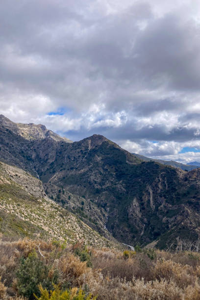 istock Panoramic view from trail to Maroma peak in thunderstorm day 2167298496