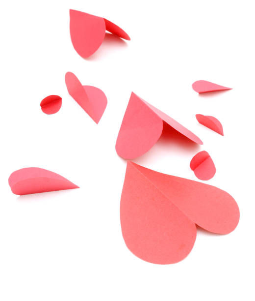 istock Red paper hearts on celebrating love 2167300186