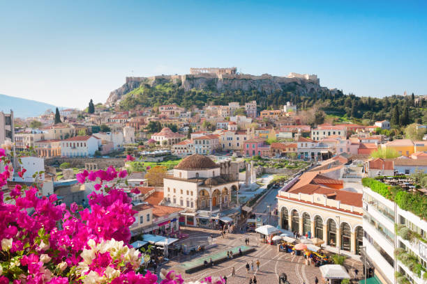 istock Skyline of Athenth with Acropolis hill 2167302167