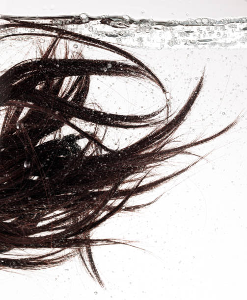 hair underwater, hair washing