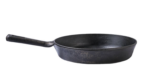 istock Cast iron pan isolated on white background with clipping path. 2167319422