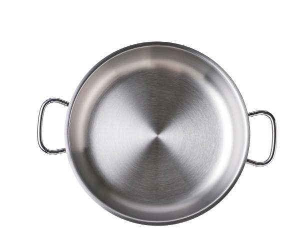 istock Empty spanish paella pan isolated on a white background. Top view. With clipping path. 2167319428