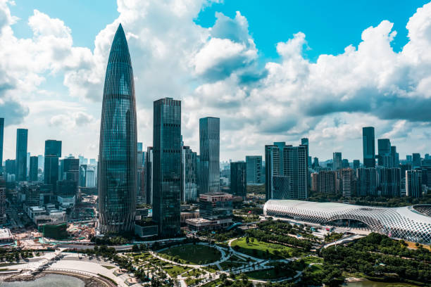 istock Shenzhen landmark Nanshan CBD city scenery 2167332237
