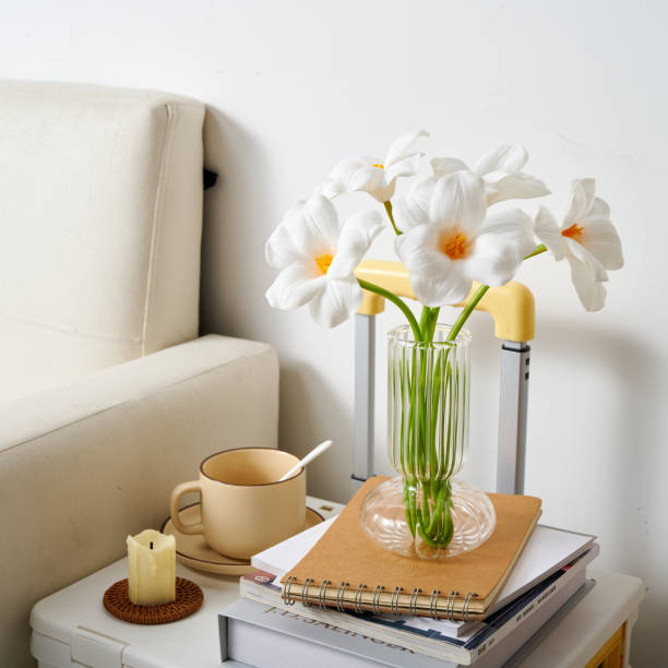 istock Fresh and elegant artificial tulip bouquet 2167332716