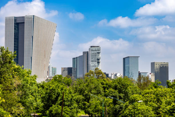 istock Financial district skyline in Mexico City 2167333783