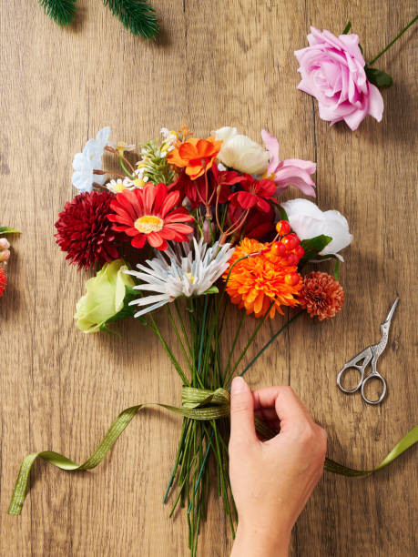 istock Artificial flowers for warm scene and festive decoration 2167333816