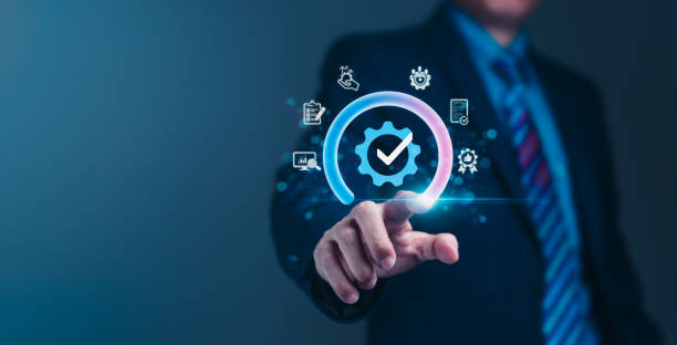 istock Digital Seal of Approval: Management Ensures Quality 2167334453