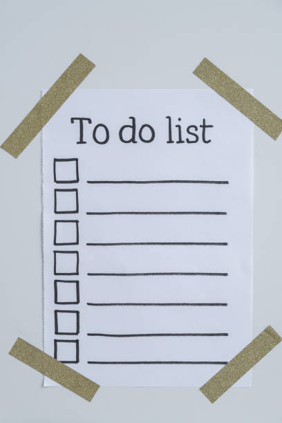 istock Motivational paper note TO DO LIST. Goals setting concept. Strategy for self development improvement. Inspirational Planning better healthier life. Visual 2167336467