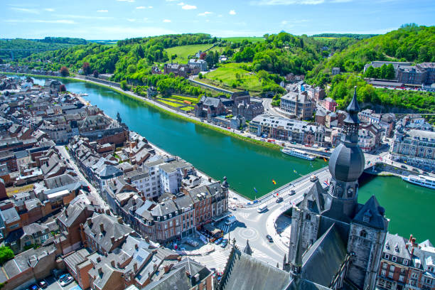 istock Dinant, city in Walllonie, Belgium on Meuse river 2167347274
