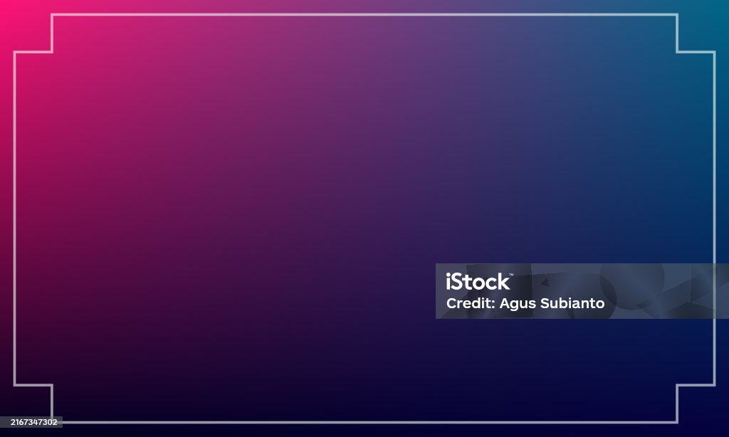 Gradient Color Rectangular Frame Modern Colorful Gradient Background With Rectangular Line Shape Frame ...