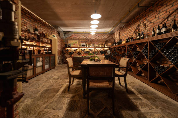 istock Elegant Vintage Wine Cellar in Boutique Hotel 2167348206