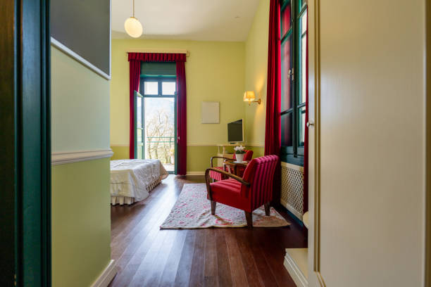 istock Elegant Vintage Boutique Hotel Room Interior 2167348508