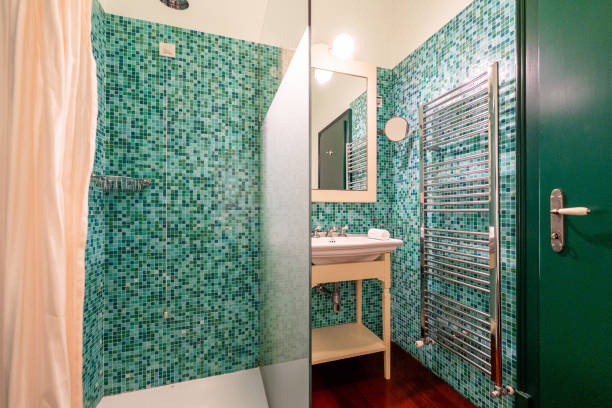 istock Retro Style Boutique Hotel Bathroom Interior 2167348513