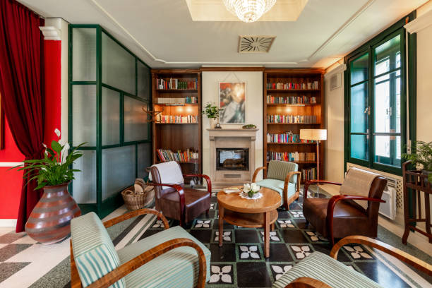 istock Vintage Boutique Hotel Lounge Elegance 2167348644