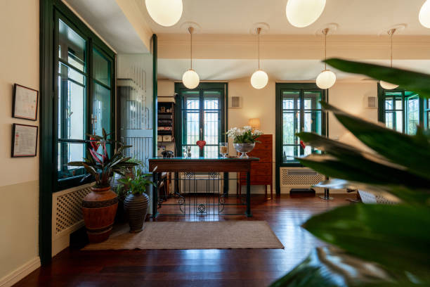 istock Elegant Vintage Boutique Hotel Lounge 2167348653