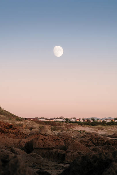 istock Waxing gibbous moon 2167353251