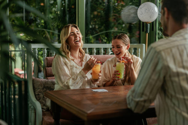 istock Three people having fun at their local cafe during the day 2167363297