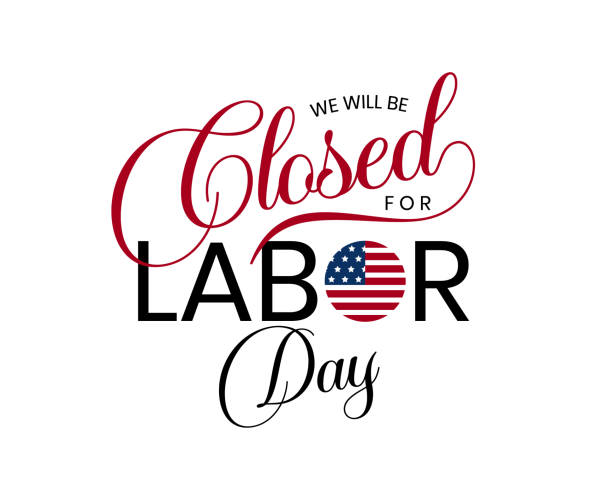 illustrazioni stock, clip art, cartoni animati e icone di tendenza di labor day - chiudere