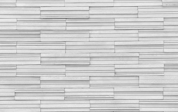 istock Surface of Vintage white brick stone wall background. 2167365364