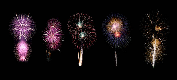 istock Variety of colors Mix Fireworks or firecracker Collections. 2167365421