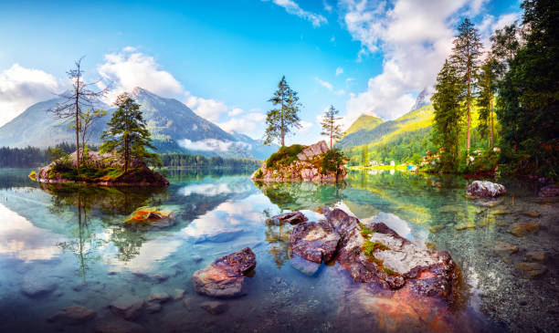 istock Amazing sunny summer day on the Hintersee lake 2167366659