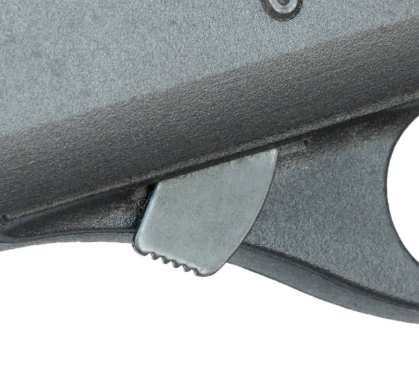 istock Action release on a pump action shotgun 2167377507