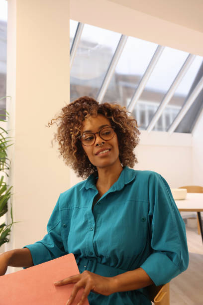 istock Portrait of smiling woman in creative studio 2167381354
