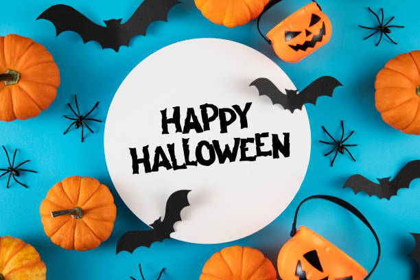 istock Halloween Mockup with Pumpkins 2167382457