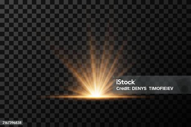 Sun Rays Flash The Effect Of Sun Rays Flash And Light Explosion Effect Stock ...