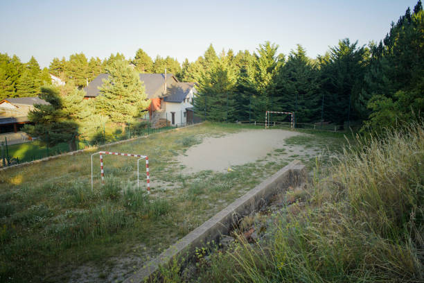 istock Soccer field in mountain 2167397643
