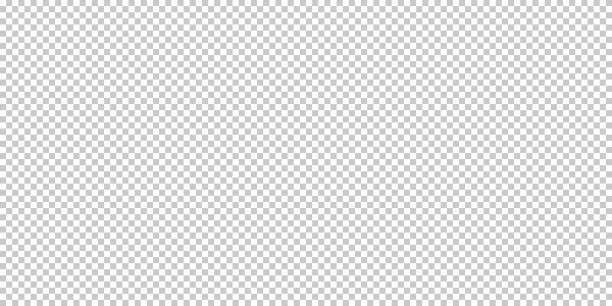 transparenter musterhintergrund. weiße und graue quadrate. karierte textur - transparenter bildhintergrund stock-fotos und bilder