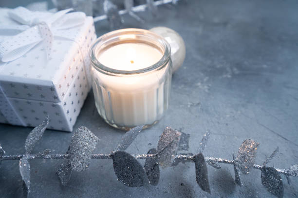 istock Discover elegant Christmas decor featuring candles and beautiful decorative elements for a truly festive ambiance 2167415707
