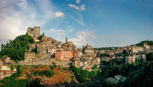 Soriano nel Cimino, Viterbo, Lazio, Italy: Soriano nel Cimino is a small town immersed in rich forests of chestnut, beech and oak trees.