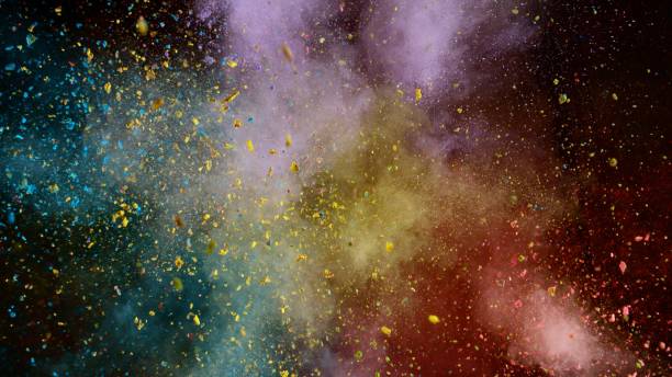 istock Abstract Atmospheric Colored Smoke, Close-up. 2167431615
