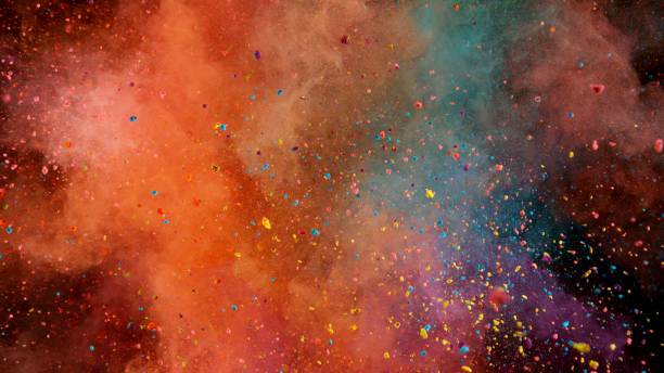 istock Abstract Atmospheric Colored Smoke, Close-up. 2167431676