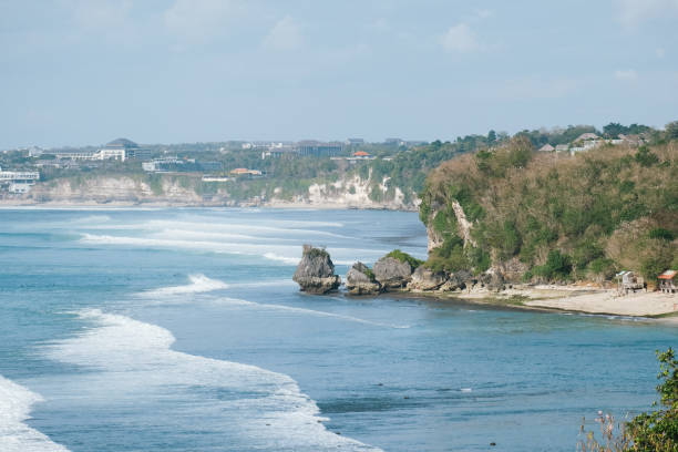 istock Large Ocean Wave Crashing at Shore 2167438538
