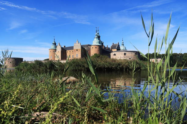 Kalmar Castle one of the best preserved renaissance castles in Sweden, Europe - also centre of the Medieval Kalmar Union uniting Denmark, Norway and Sweden in 1397.