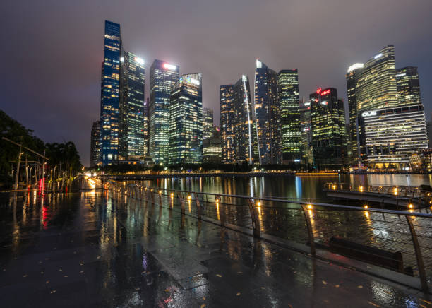 istock Downtown Singapore from the Boardwalk 2167441824