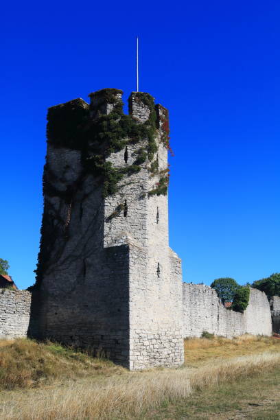 Medieval walls of Visby dating from around year 1270 - UNESCO World Heritage