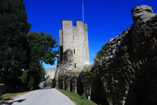 istock Medieval walls of Visby 2167445215