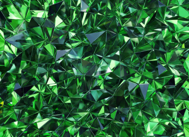 istock Luxury Abstract Realistic Green Texture Reflection Close Up Background 3D rendering 2167447239