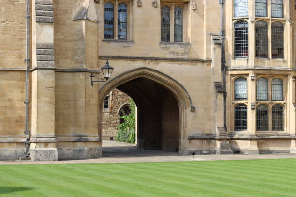 istock Archway leading between quadrangles inside an Oxford college 2167452476
