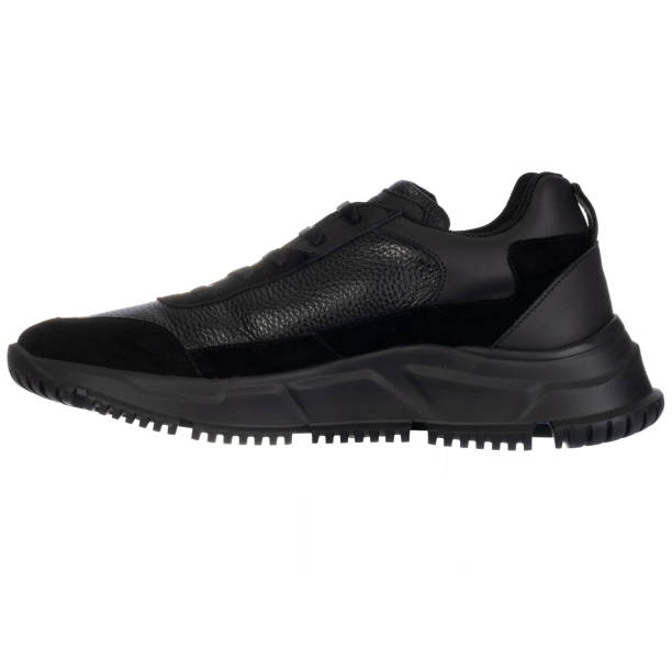 istock Side View of Black Casual Shoe with Textured Design 2167454961