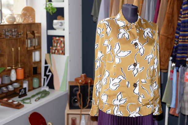 Mannequin with Vintage Blouse at Second Hand Shop