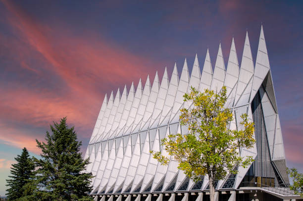 istock Sunset Over the Air Force Academy Chapel, Colorado Springs 2167461954