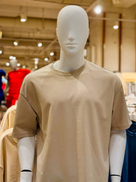 istock Neutral Brown  T-shirt on Mannequin 2167462004