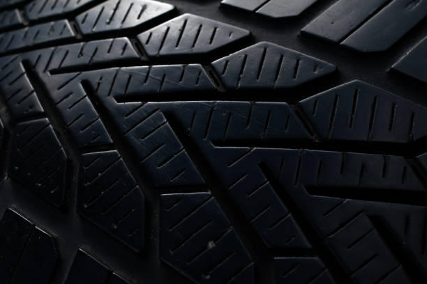 istock tire tread, tire traces background 2167463039