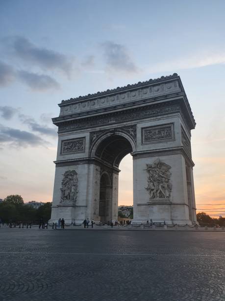 istock Twilight under the triumphal arch (Paris) 2167463814