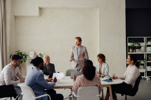 istock Diverse Team Engaged in a Productive Office Business Meeting 2167466209