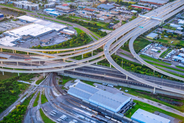 istock Tampa Freeway Interchange Aerial 2167466637